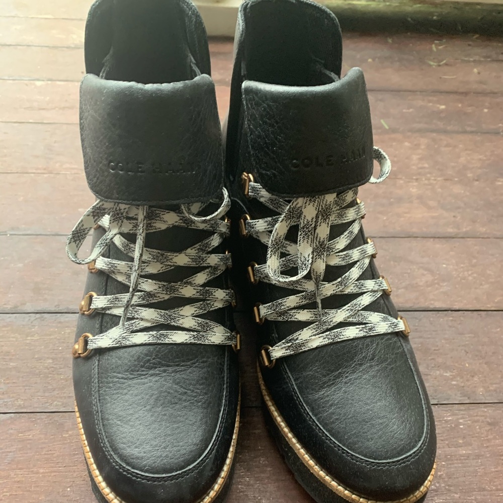 Cole Haan zerogrand waterproof wedge hiker boot